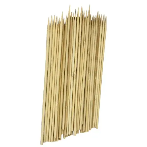 [BA0005668] Wooden sticks for grilling 20 cm x 100 - carton