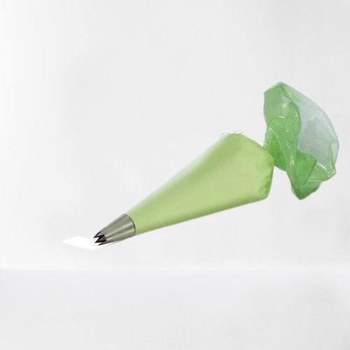 [BA0005871] 55 cm x 100 Italian green cream pouring bags - Carton
