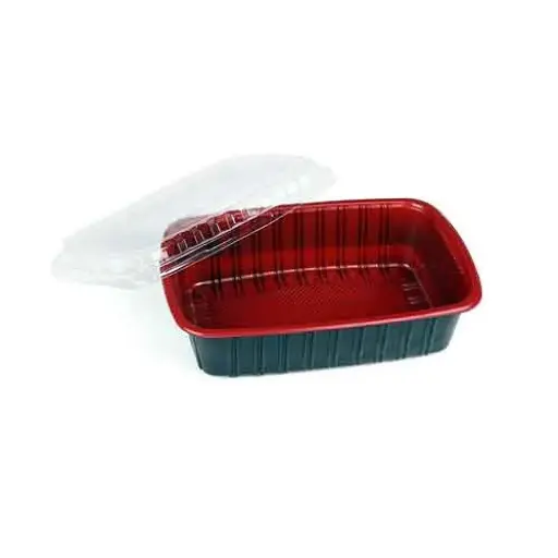 [BA0005876] Microwave containers red color 240 pieces - Carton