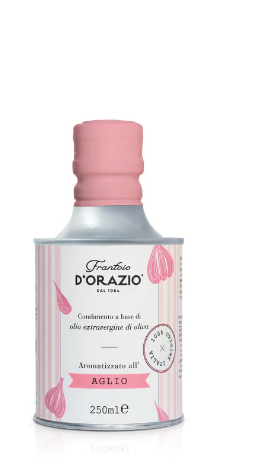 [Ol0006378] D'Orazio Extra Virgin Olive Oil with Garlic Flavor 250 ml