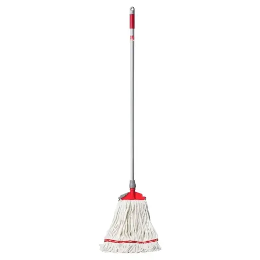 [BA0006591] Cotton Floor Mop with Stainless Steel Stick 350g x 24pcs - Carton